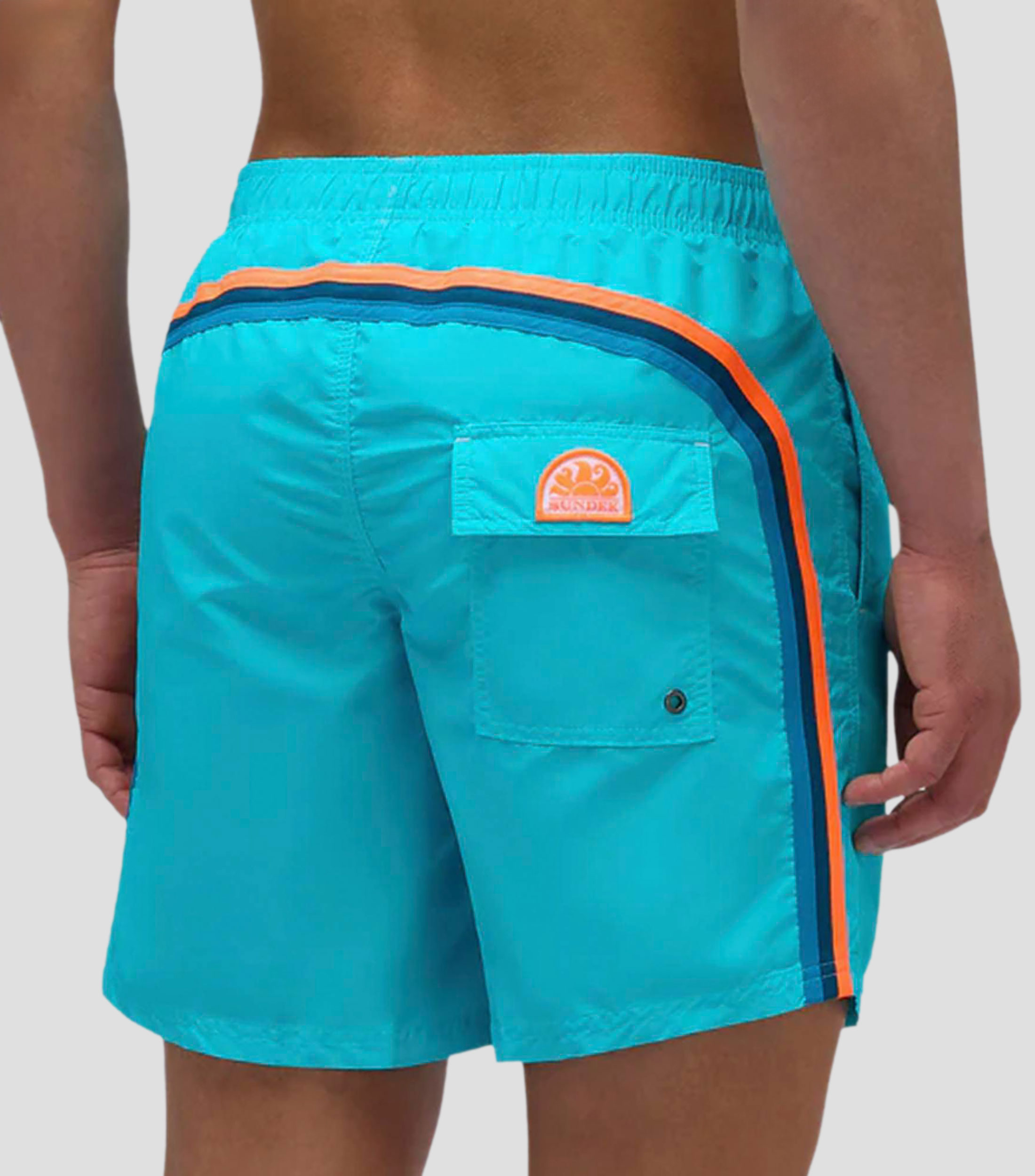 Traje de baño liso Hombre